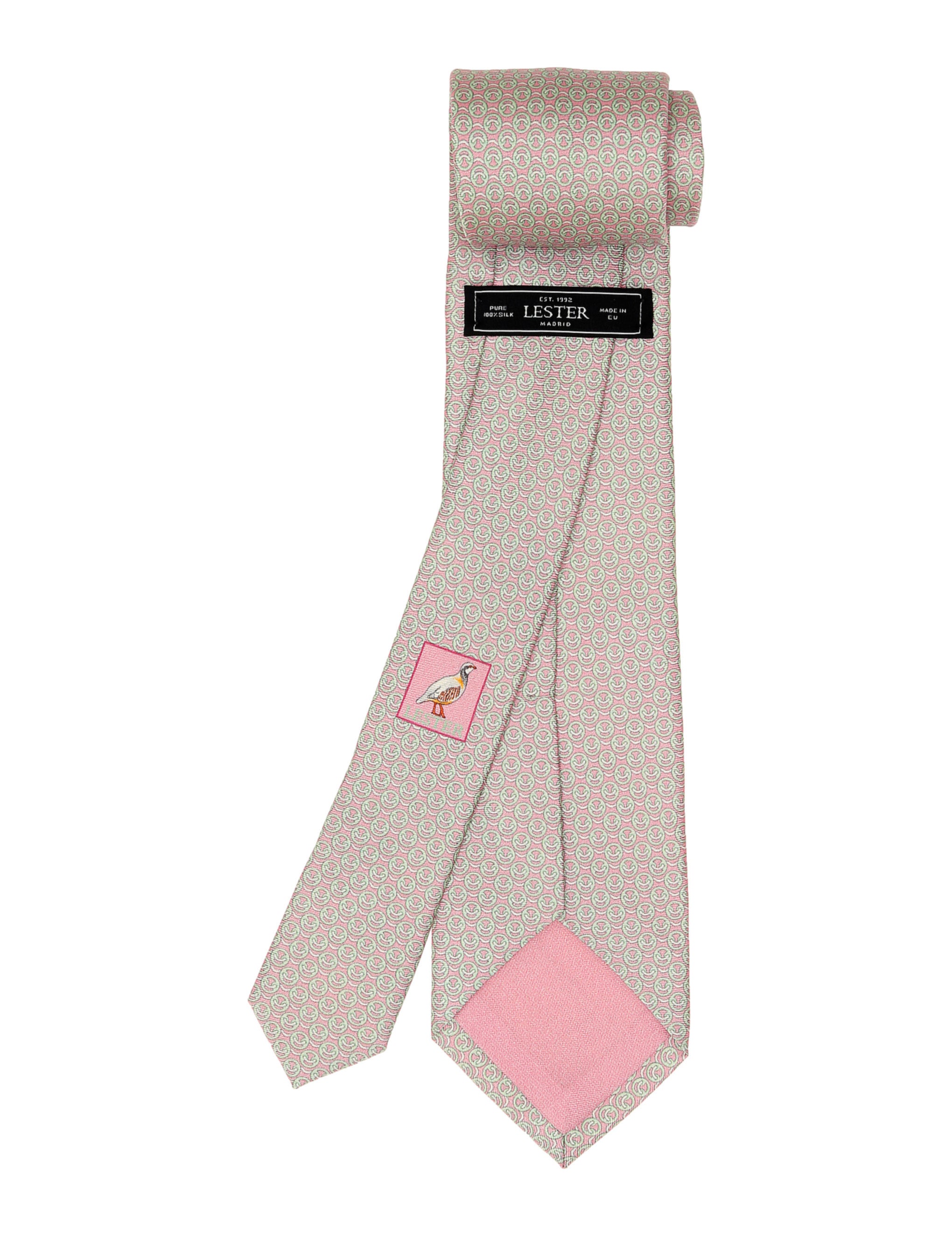 Corbata boton Rosa/verde