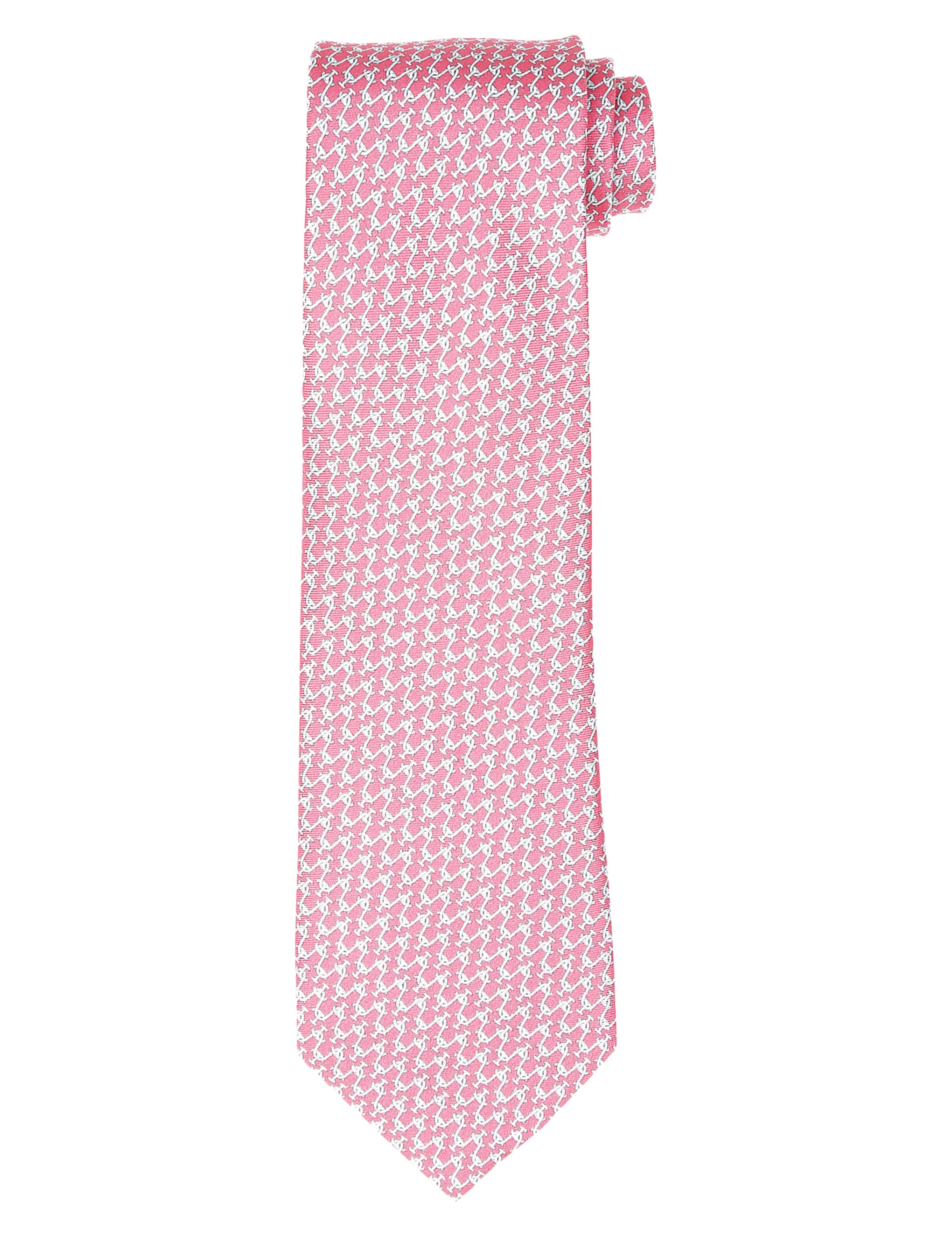 Corbata cadena anclas Rosa/azul