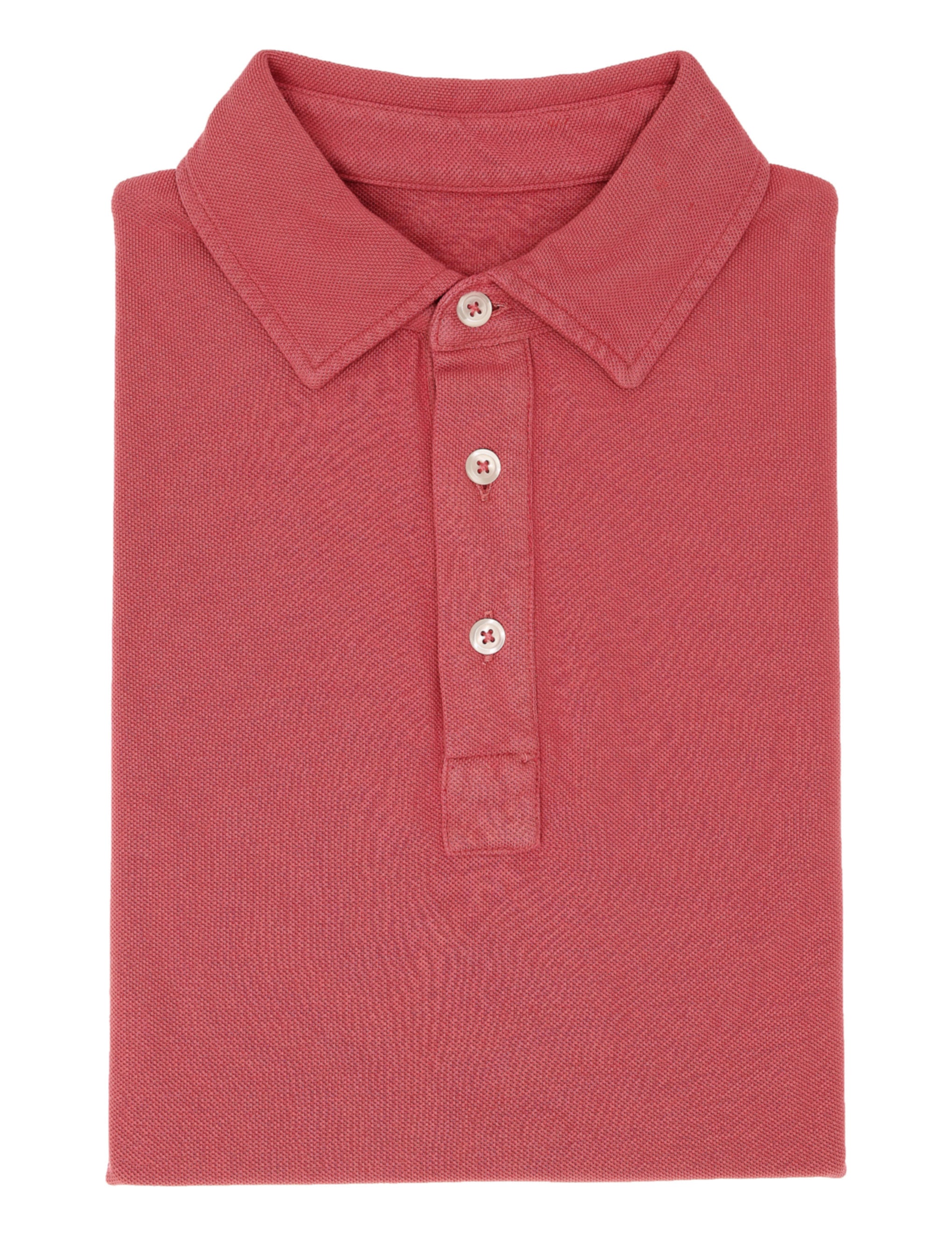 Polo pique lavado Salmón