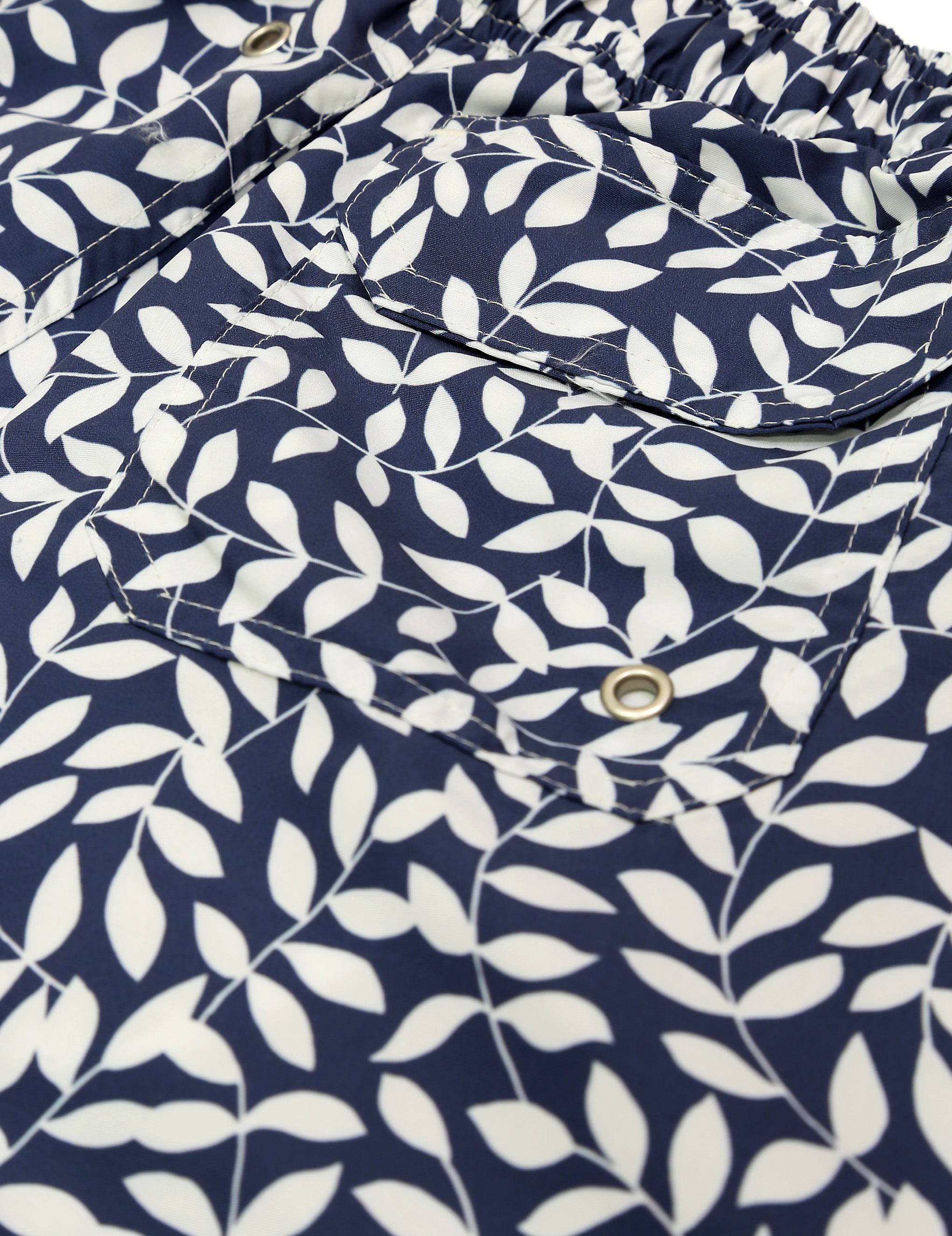 Traje de baño ramas Azul/blanco
