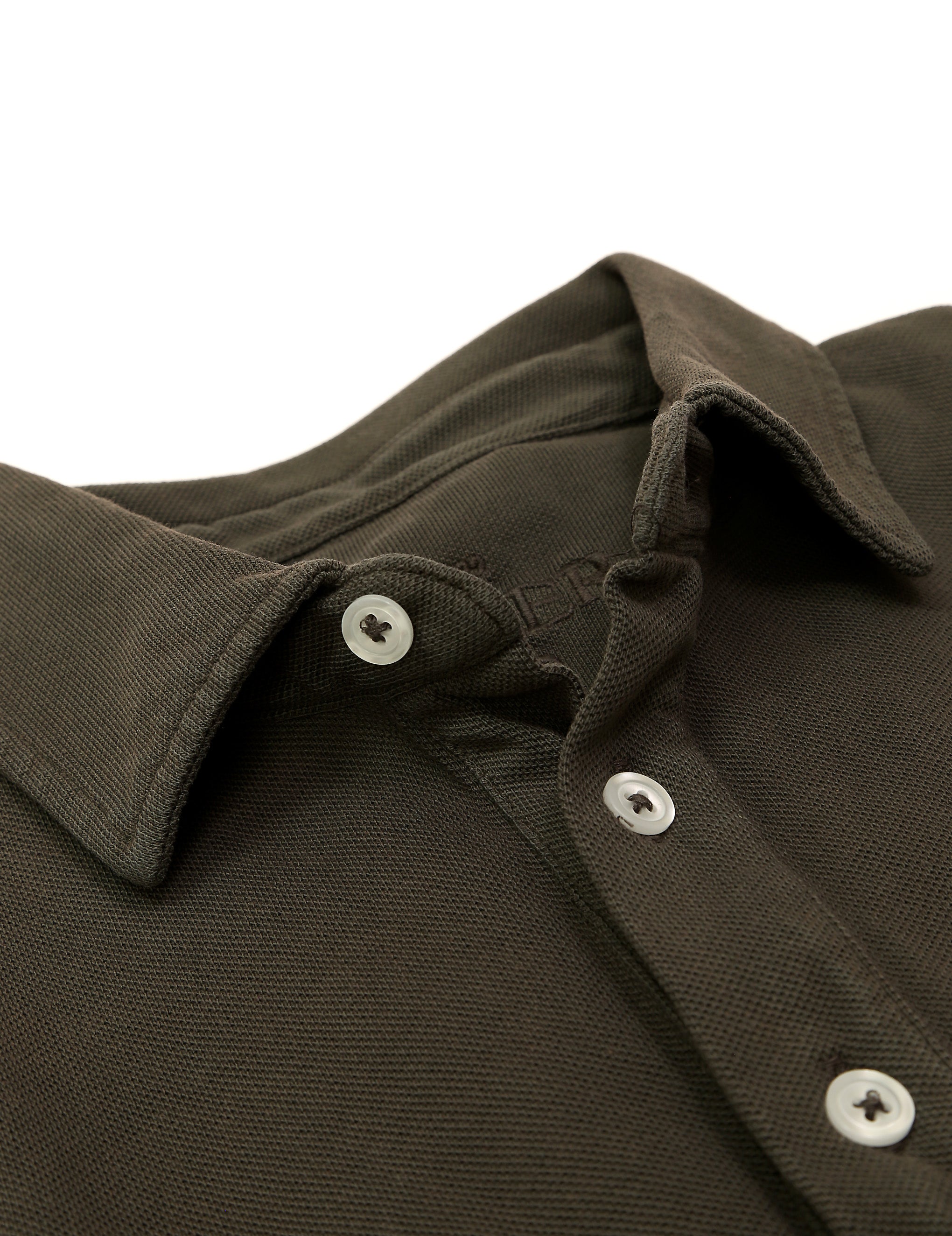 Polo pique lavado Gris