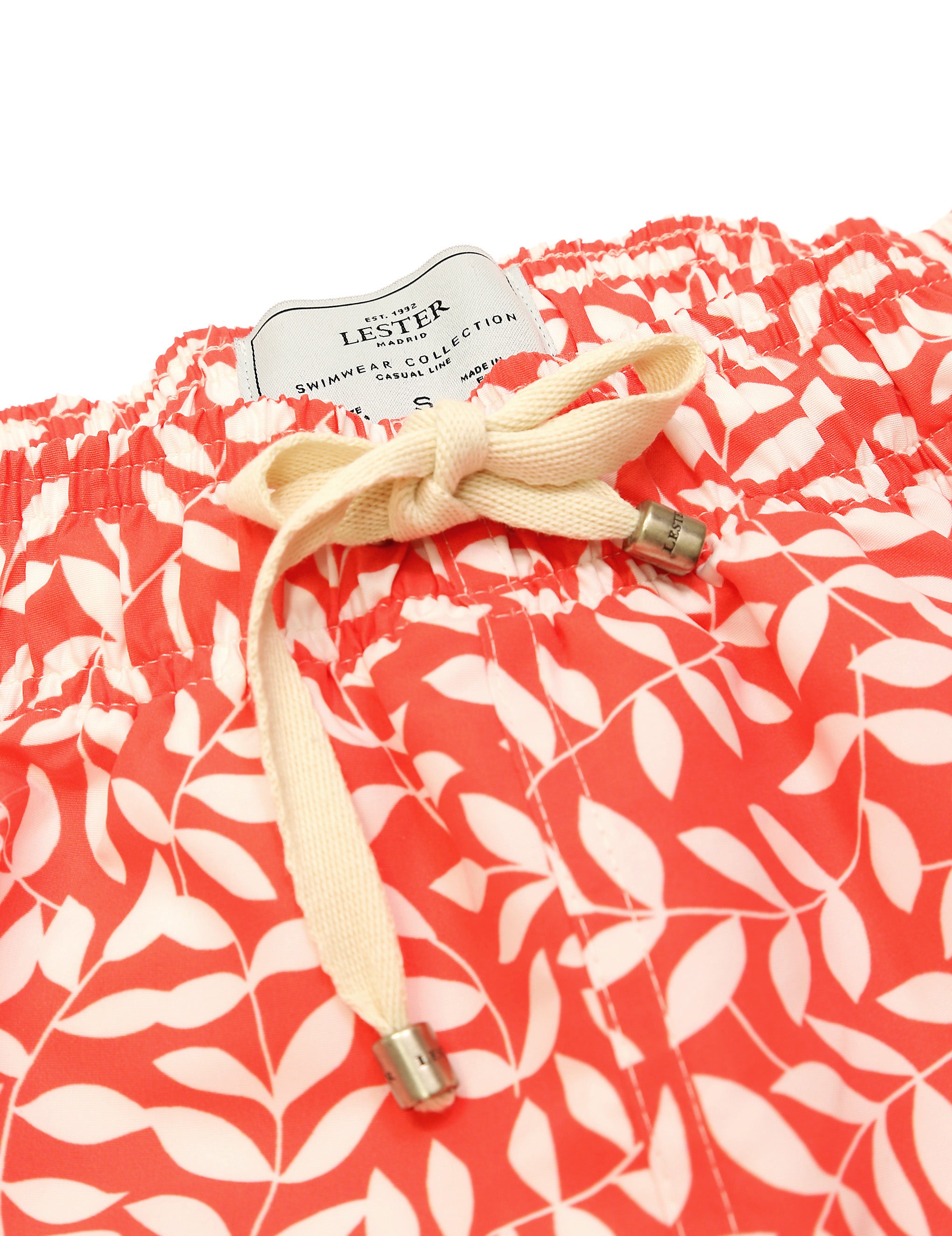 Traje de baño ramas Rosa/blanco