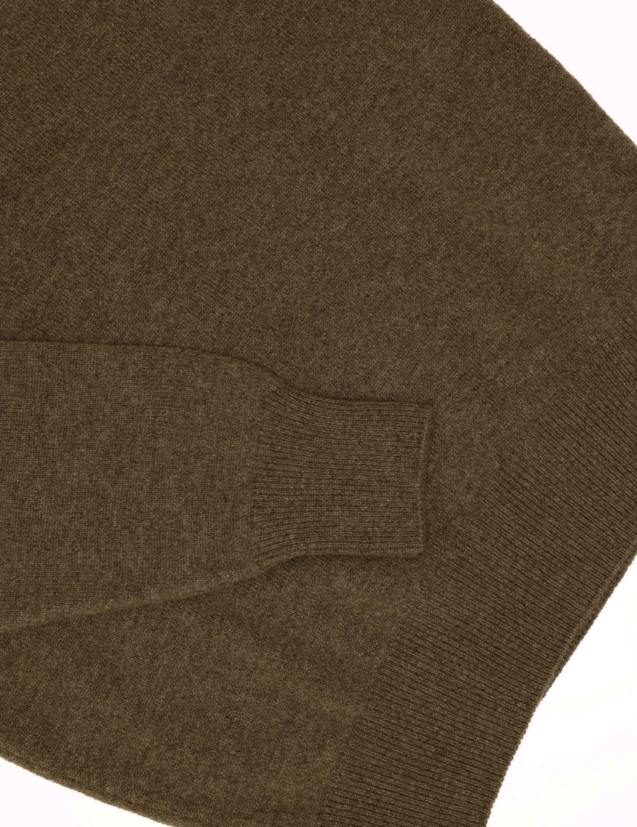 Jersey lana pico Marrón