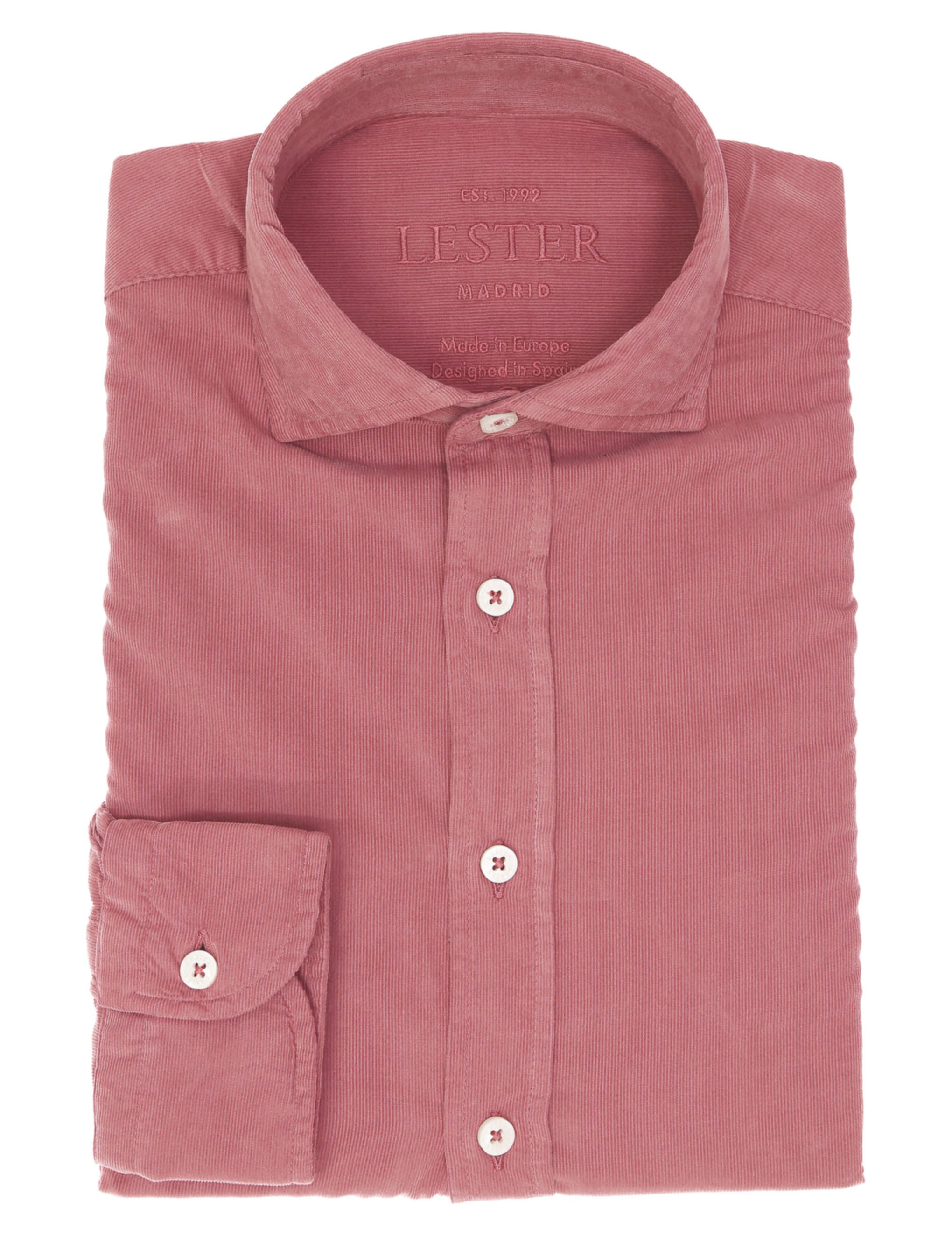 Camisa micropana tintada Rosa