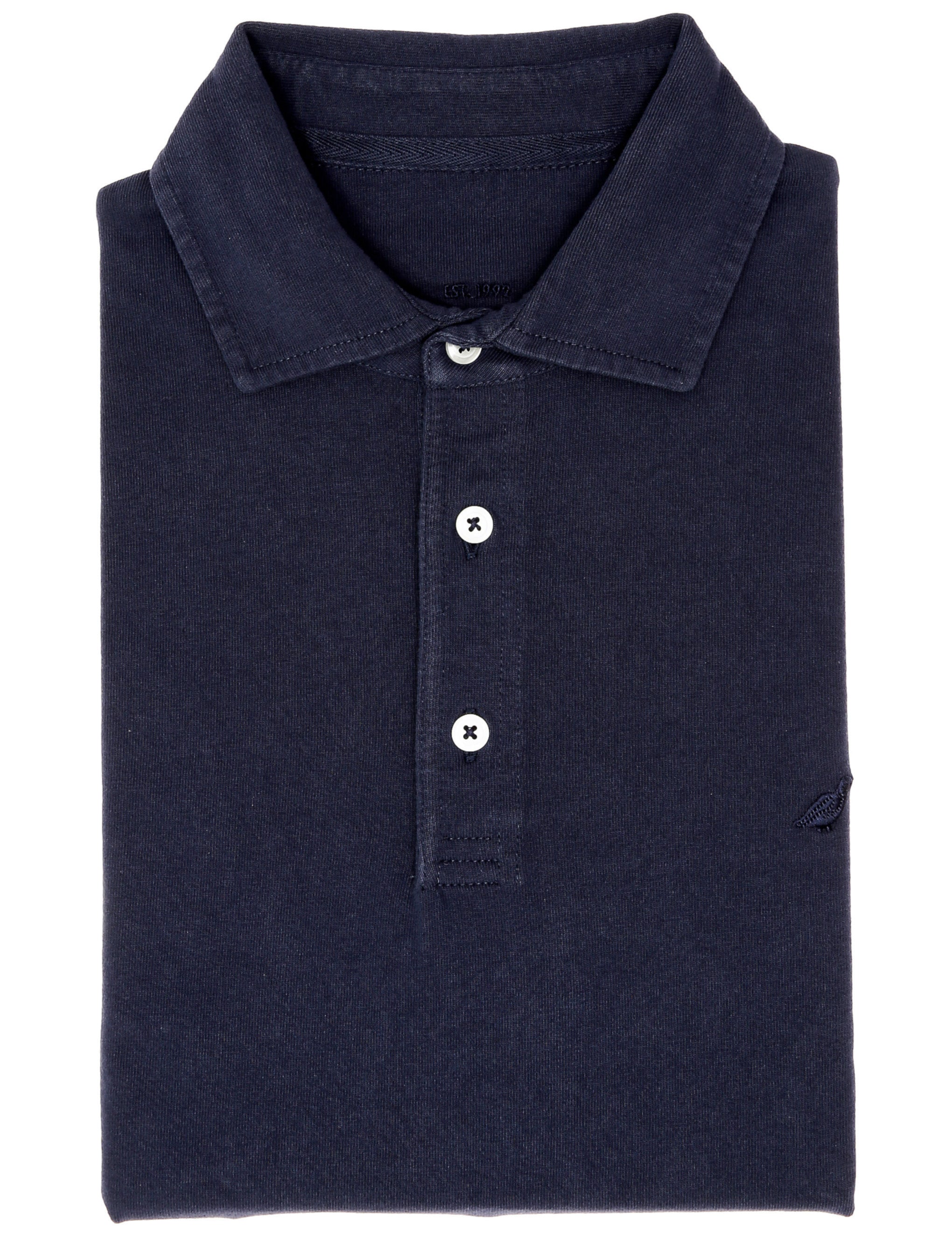 Polo jersey manga larga Azul marino