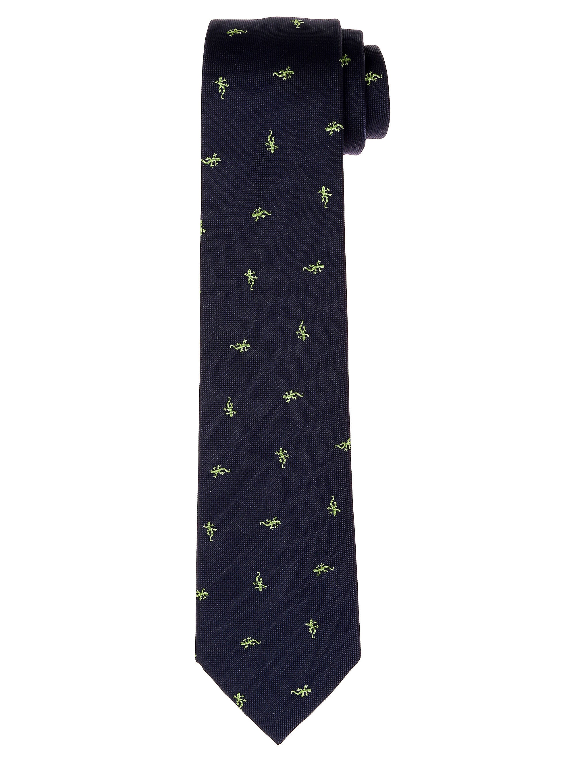 Corbata lagartijas Azul/verde