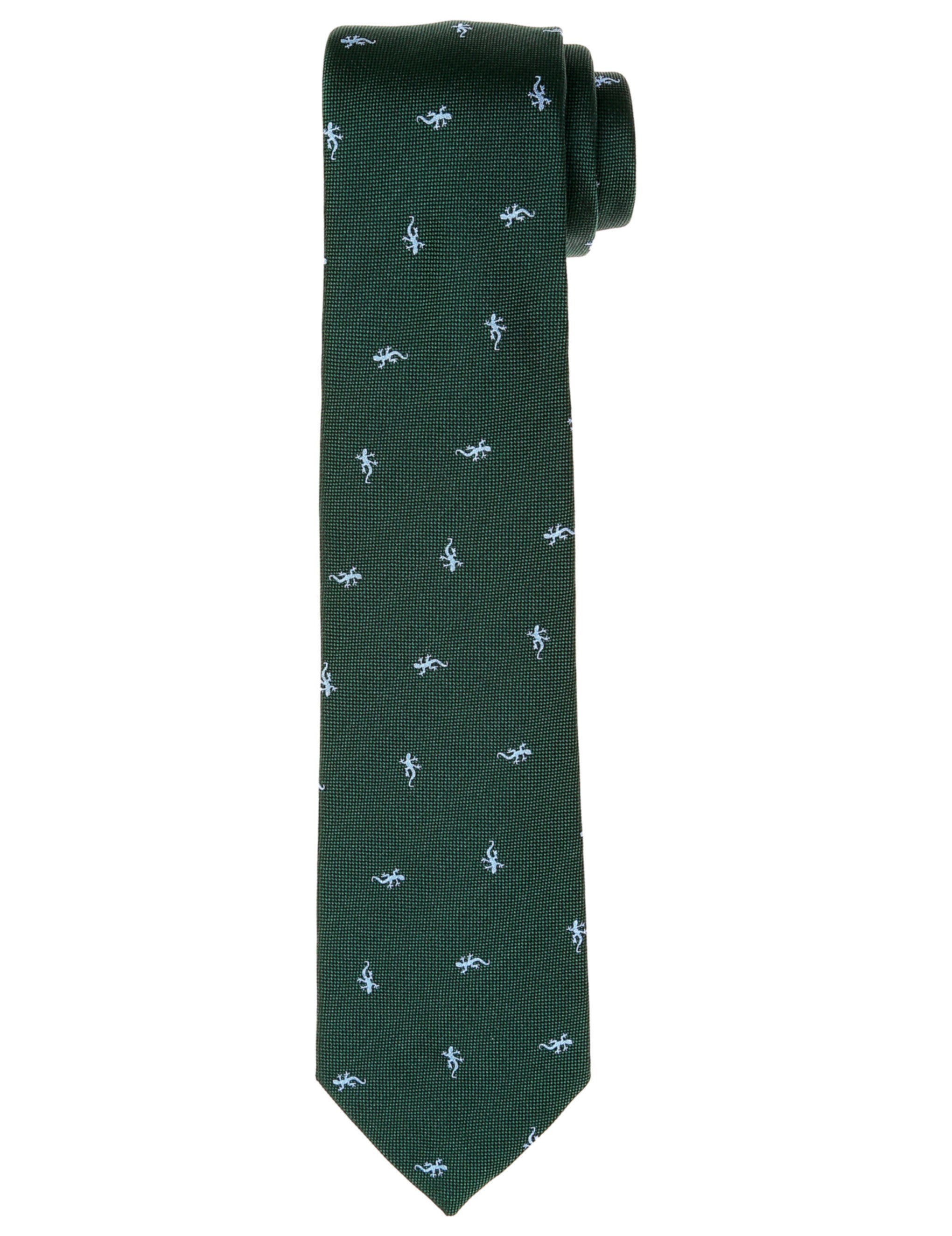 Corbata lagartijas Verde/azul