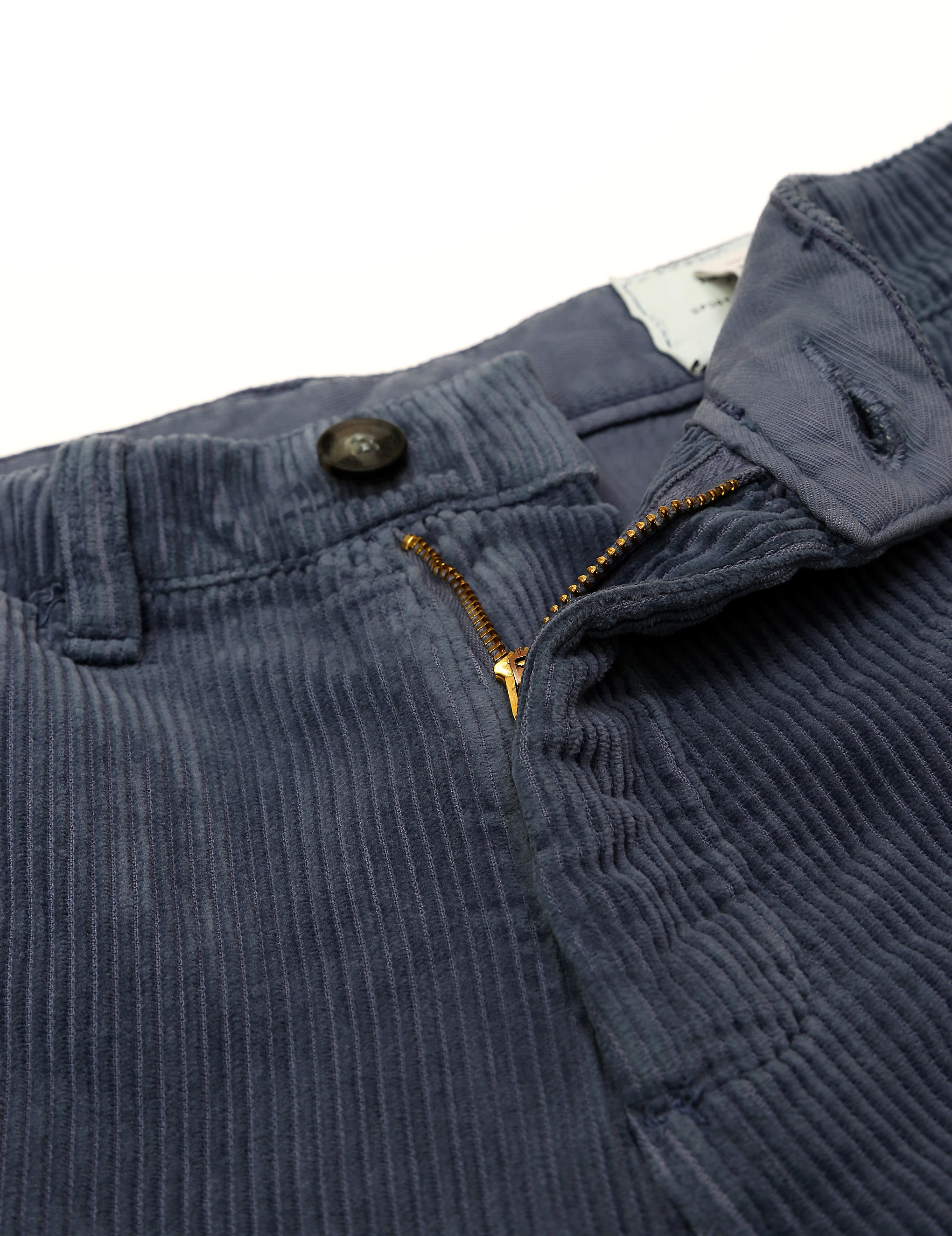 Pantalón pana gorda lavado Azul