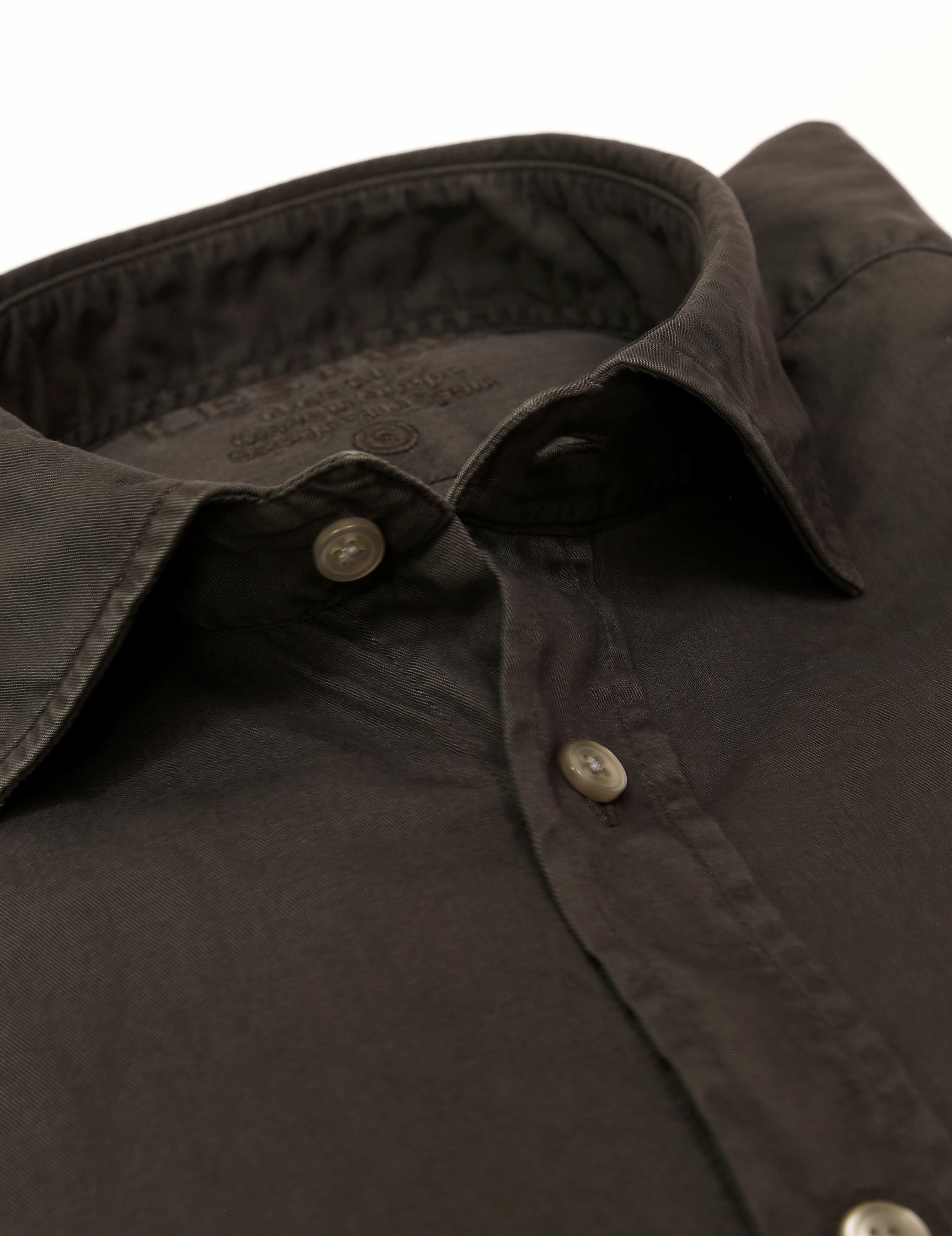 Camisa sarga tintada Gris