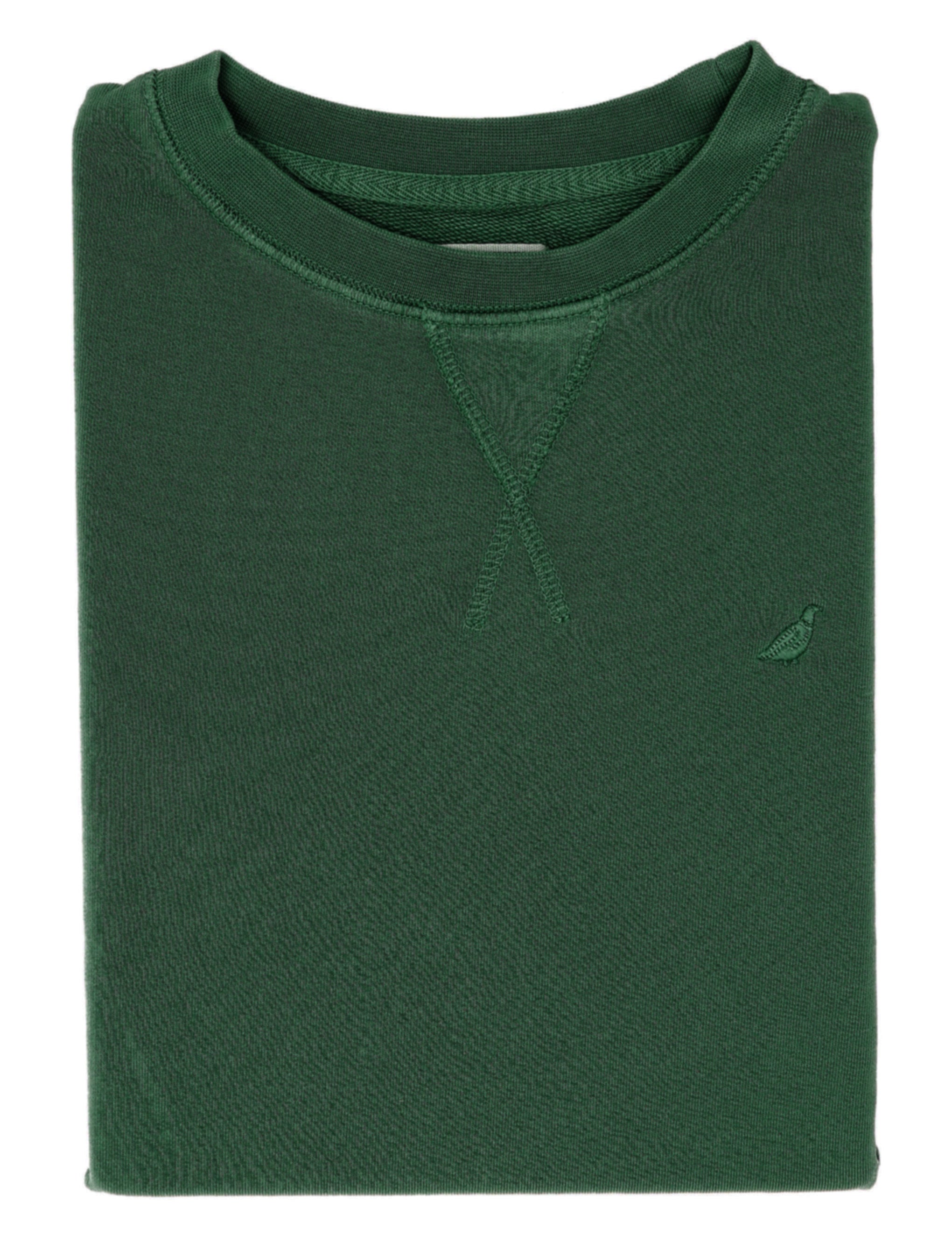 Sudadera lavada perdiz Verde