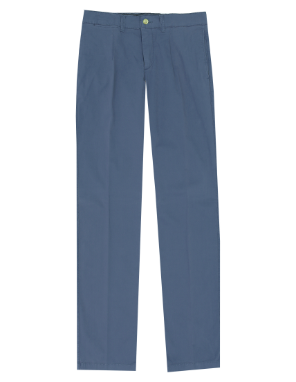 Pantalón elastan c/p Azul medio
