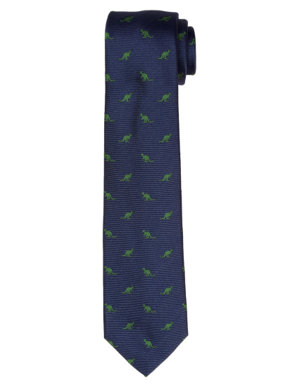 Corbata canguros Azul/verde