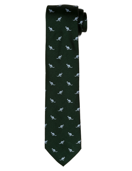 Corbata canguros Verde/azul