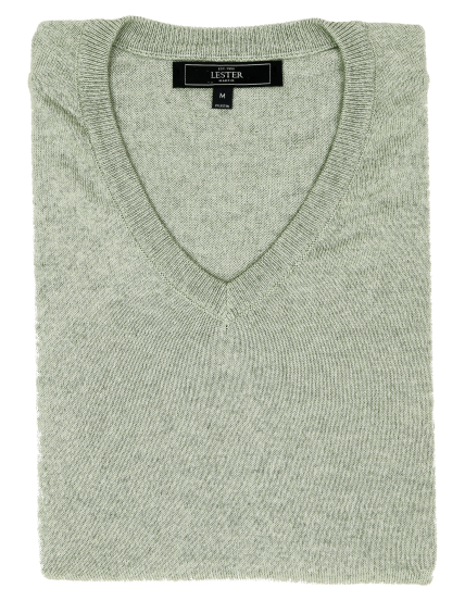 Jersey pico algodón cashmere Verde