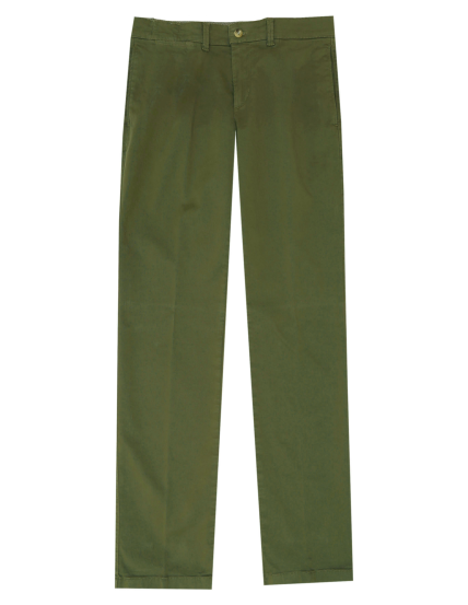 Pantalón gabardina elastan s/p Verde