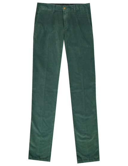 Pantalón chino micropana Verde