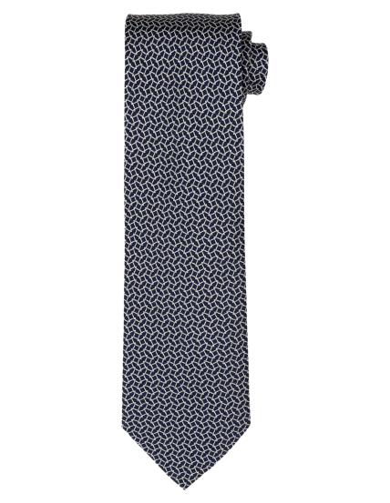 Corbata prismas Azul/gris