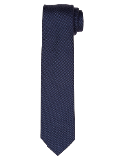 Corbata liso clasico Azul medio