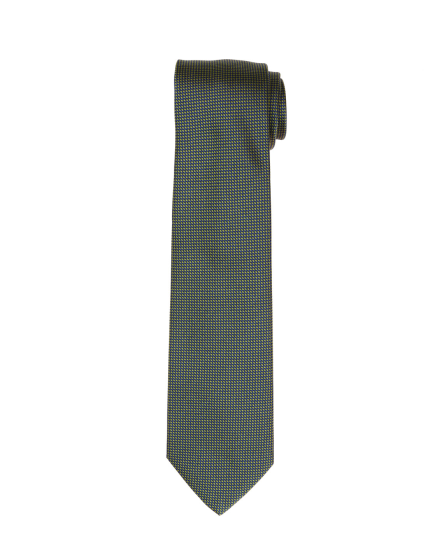 Corbata falso liso Verde/azul