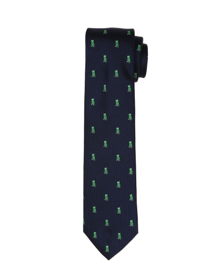 Corbata buhos Azul/verde