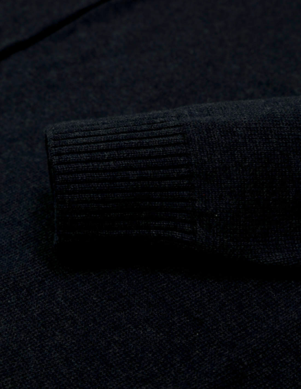 Jersey caja algodón Azul oscuro