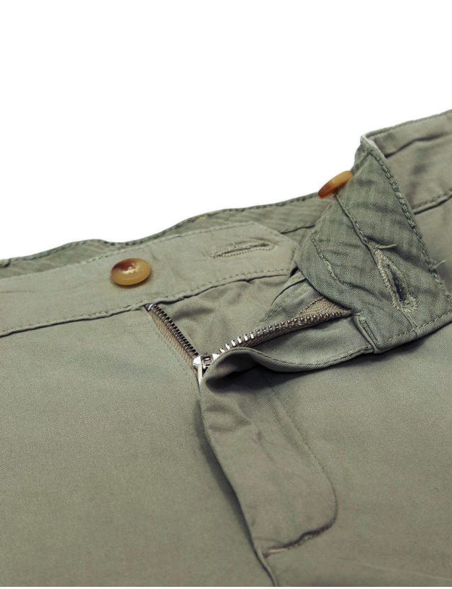 Pantalón satén s/p Verde 2