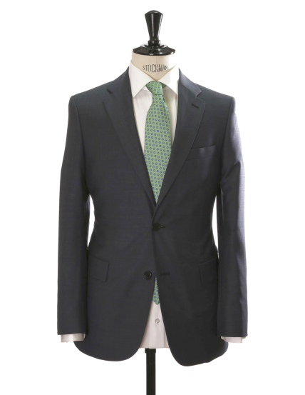 Traje fil a fil Azul medio