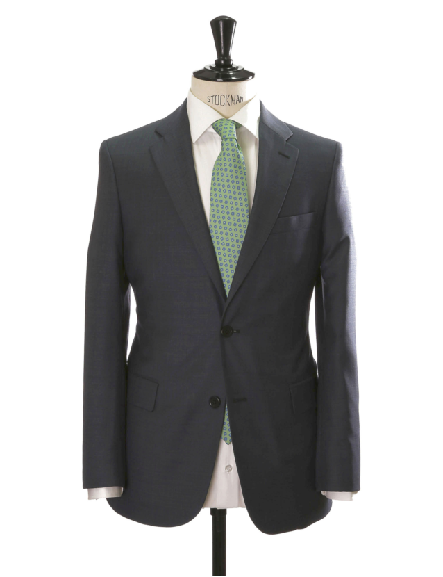 Traje fil a fil Azul medio