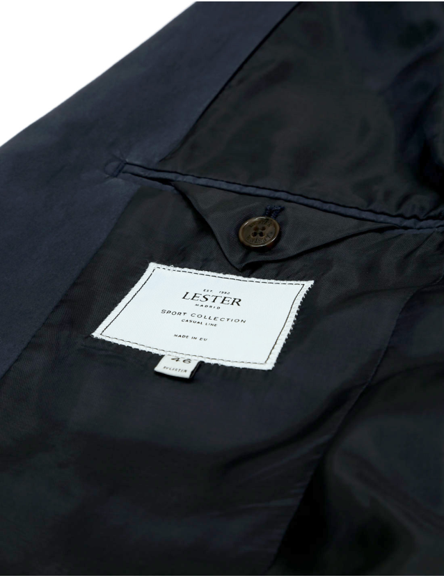 Chaqueta popelin lavada Azul 2