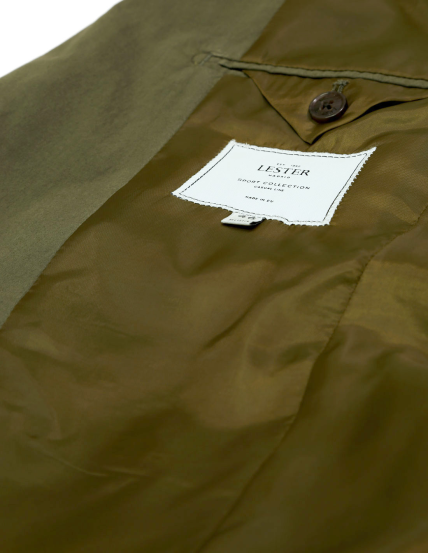 Chaqueta popelin lavada Verde