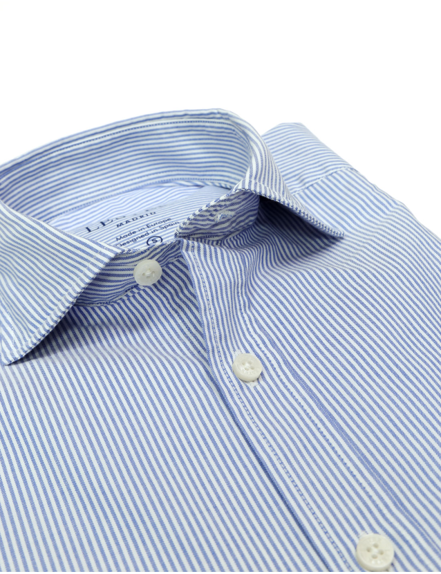 Camisa sport oxford raya par Azul 2