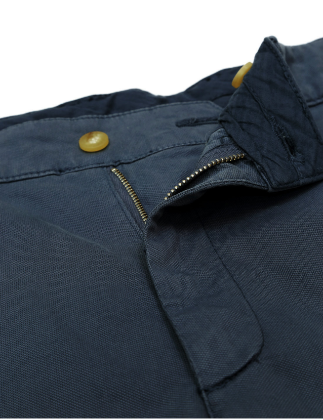 Pantalón canvas tencel Azul 2