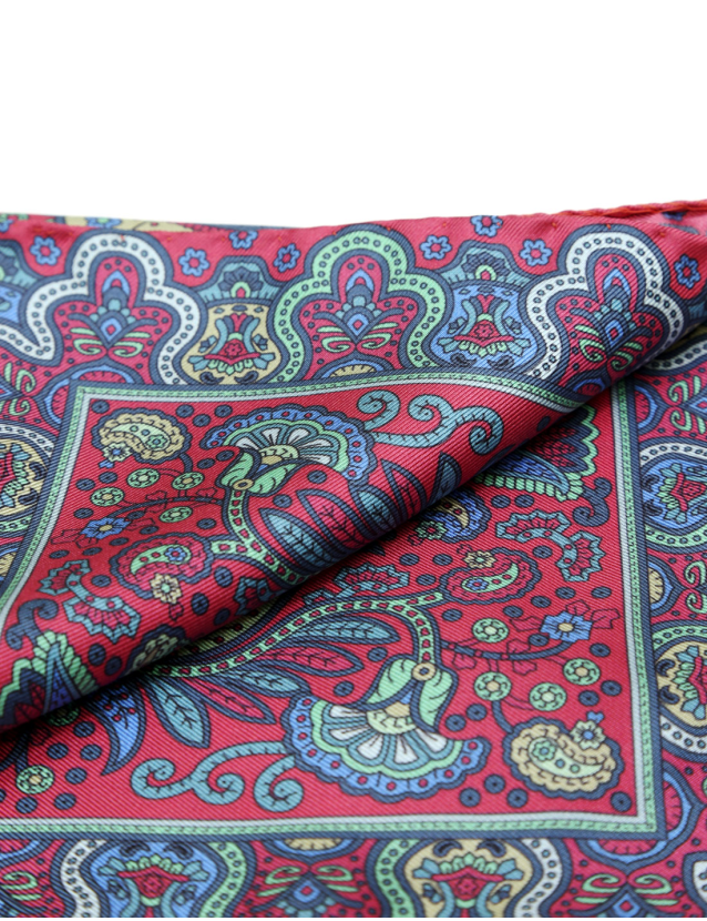 Pañuelo bolsillo cashmeres grandes Rosa 2