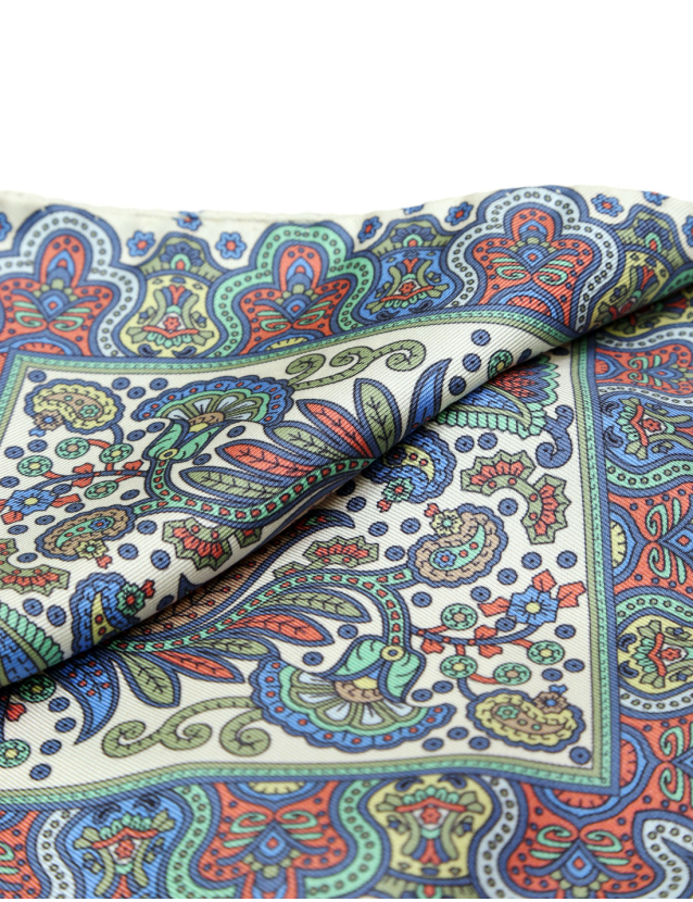 Pañuelo bolsillo cashmeres grandes Blanco 2