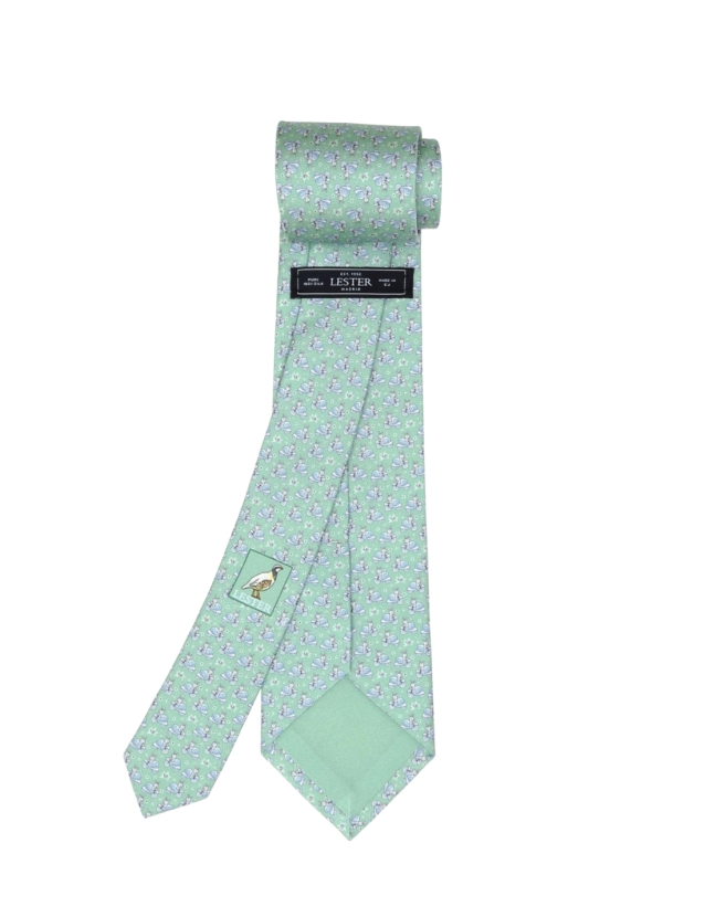 Corbata caracoles Verde/azul 2