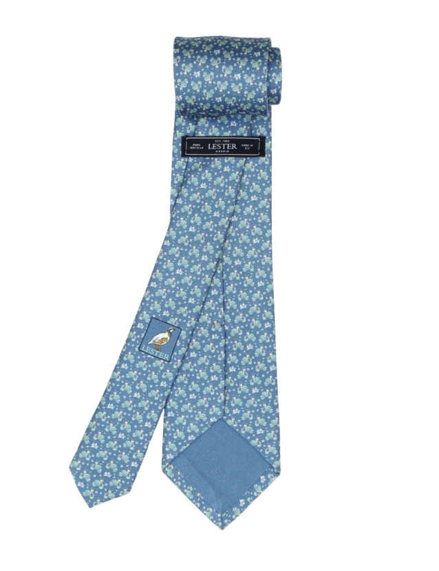 Corbata caracoles Azul/verde 2