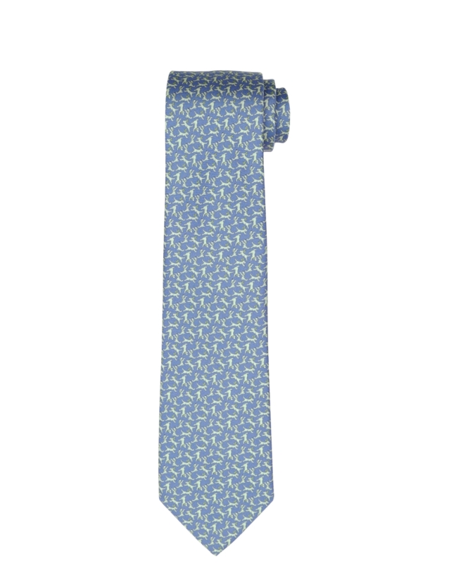 Corbata perritos Azul/verde