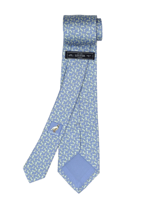 Corbata perritos Azul/verde 2