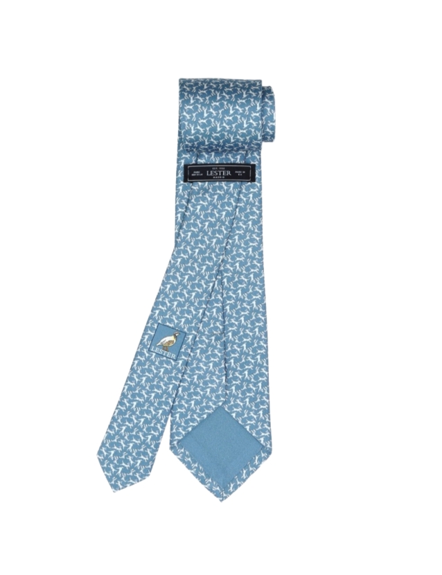 Corbata perritos Azul/azul 2