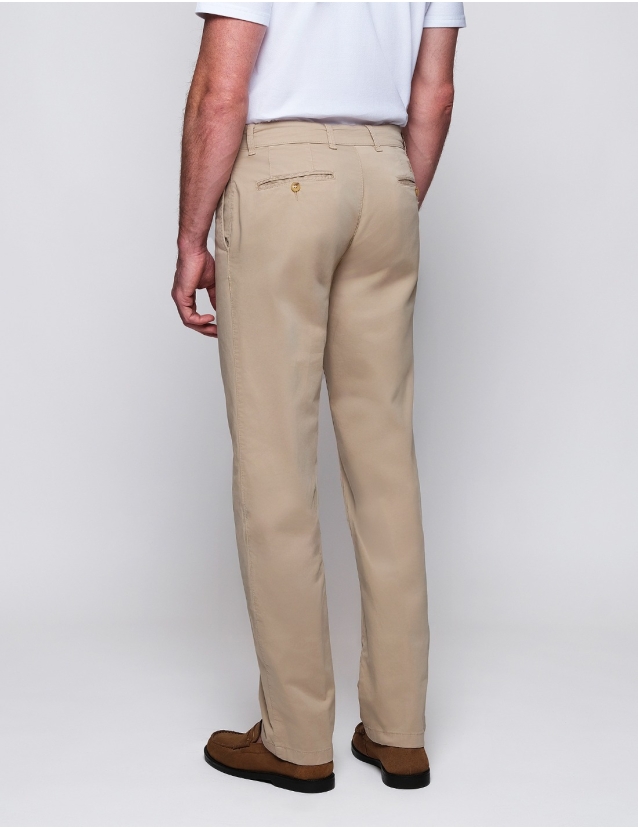 Pantalón satén s/p Beige 2