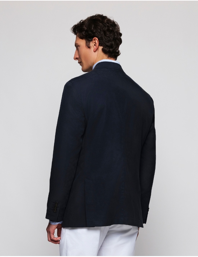 Chaqueta lino tencel lavada... 2