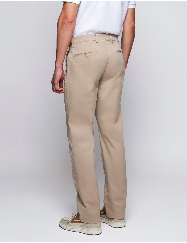 Pantalón satén c/p Beige 2