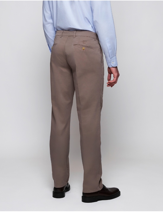 Pantalón satén c/p Kaki 2