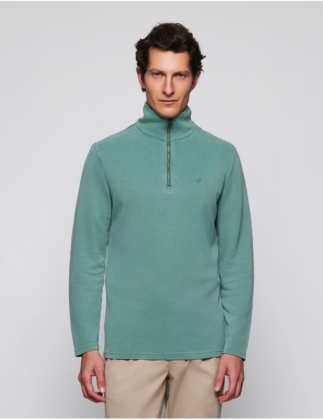 Sweater doble face Verde