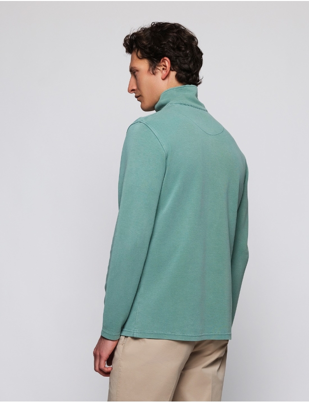 Sweater doble face Verde 2