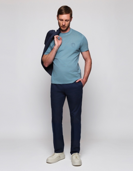 Camiseta lavada circulo Verde