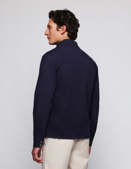 Overshirt  algodón Azul
