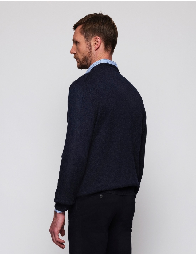 Jersey pico algodón Azul... 2