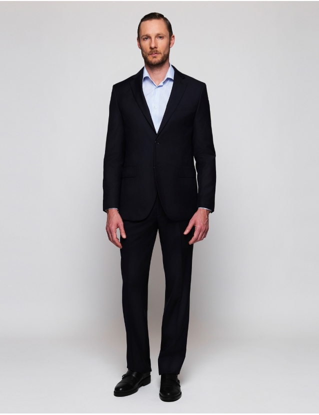 Traje liso Azul oscuro