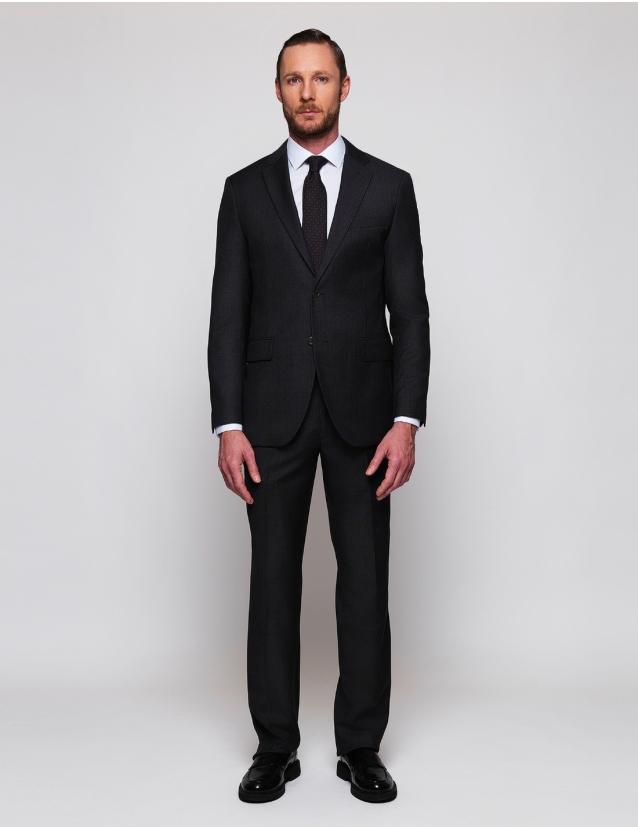 Traje fil a fil Gris